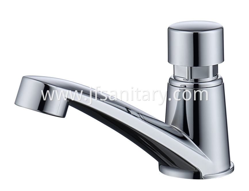 Deck Mounted Plastic Basin Faucet Knob Style